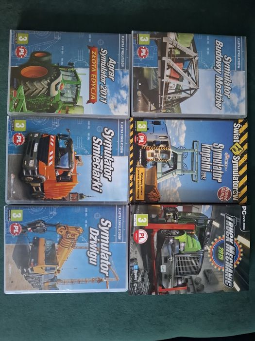 6 gier PC – symulatory | kopalnia, dźwig, farmy