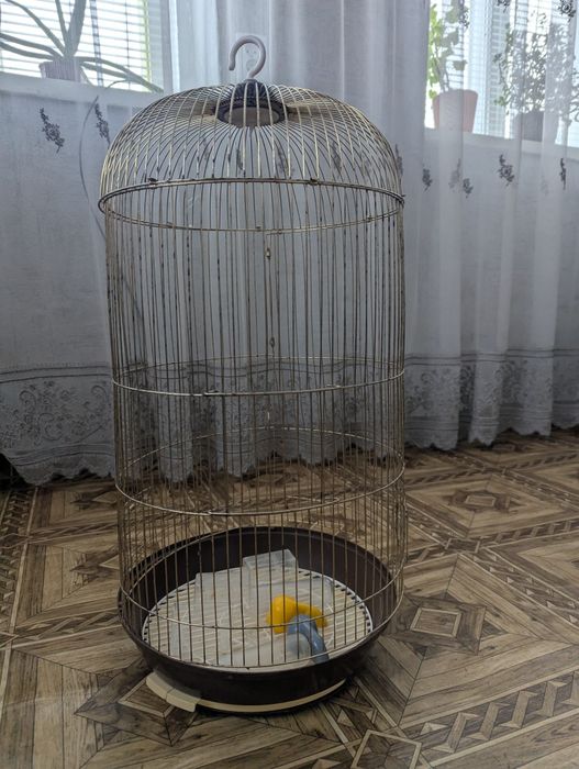 Клітка для папуги кругла клетка для попугая