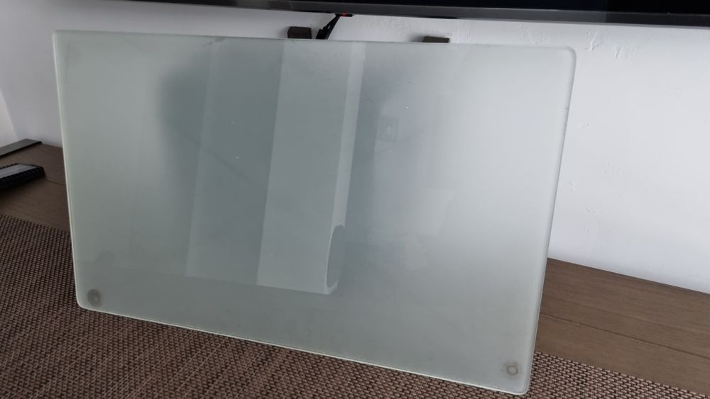 Blat płyta szkło hartowane grubość 5mm wym 61.5 X 38 cm