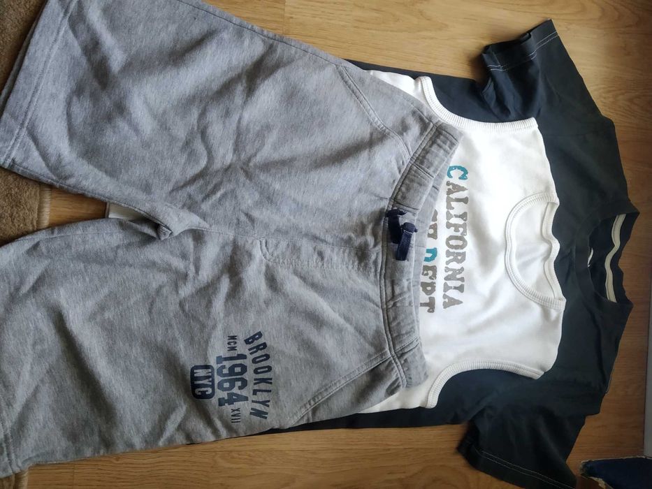 zestaw dla chłopca 12/13 lat, spodenki + 2 koszulki