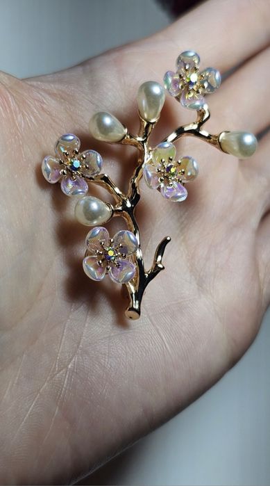 Broszka Kwiaty Wiśni / Sakura.