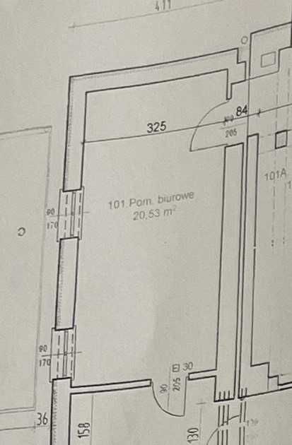 Biuro do wynajęcia 20,53 m2 - Bytom