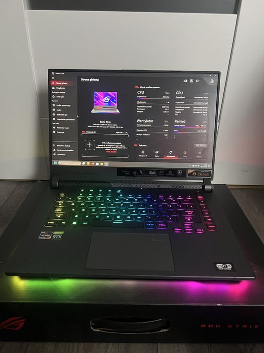 Asus G513QR ROG STRIX Ryzen 7 RTX 3070 16 GB RAM