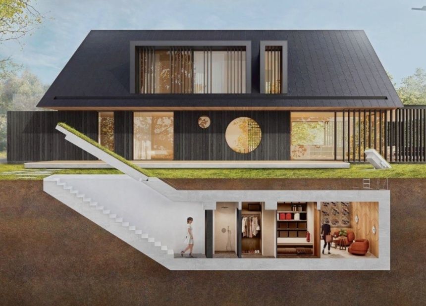 Tajny, kompleksowy schron podziemny – budowa na wyłączne zlecenie prywatne. Pełna dyskrecja + NDA