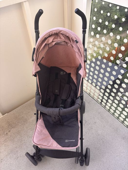 Wózek spacerówka Kinderkraft Siesta różowy