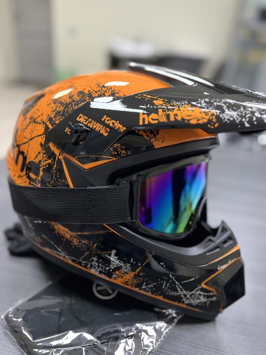 + 3 Подарунки Мото Шлем Шолом S M L XL Мотокросс Квадроцикл DOT