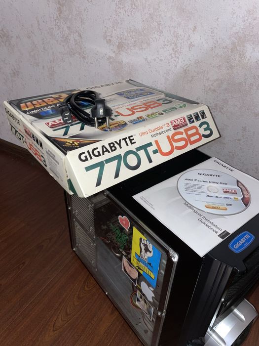 Системный блок RX 570 (4gb), AMD Phenom 2 X4, 12GB RAM DD3, SSD 480GB