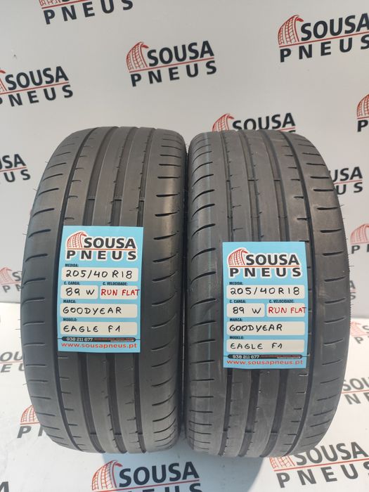 2 pneus semi novos 205-40R18 Goodyear - Oferta dos Portes