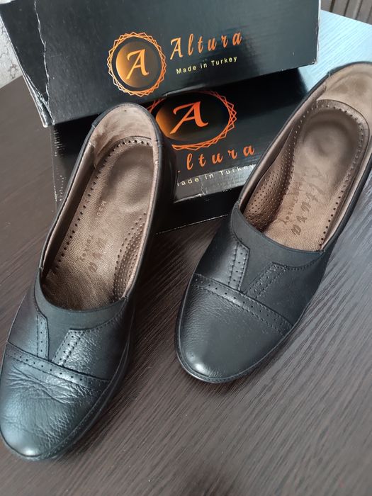 Туфлі черевики жіночі Altura, розмір 37, натуральна шкіра, анатомічні