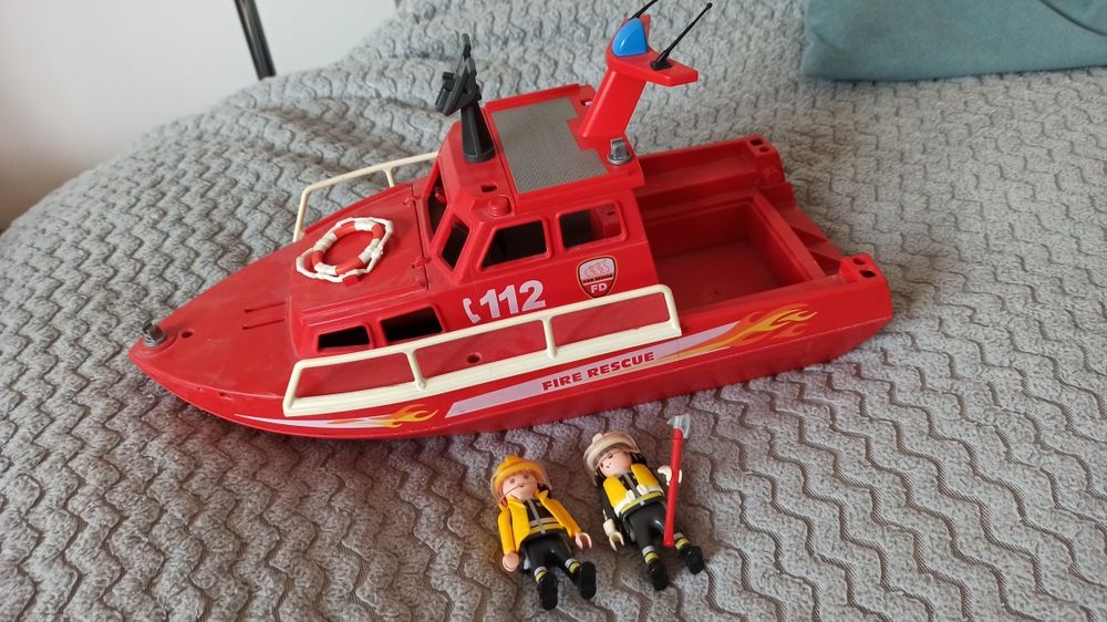 Playmobil łódź strażacka straż pożarna