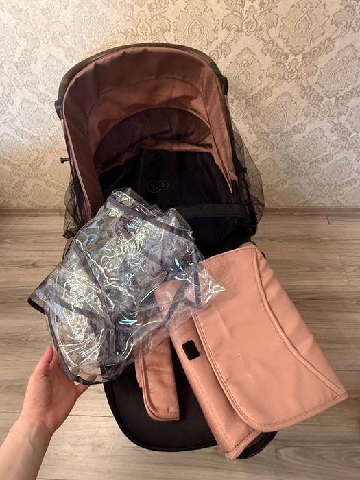 Коляска дитяча візок дитячий kinderkraft moov 2 4в1 + автокрісло