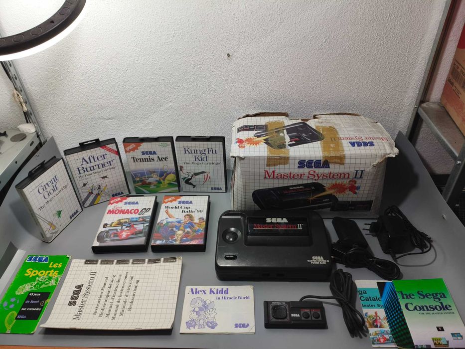 Sega Master System 2 + Jogos