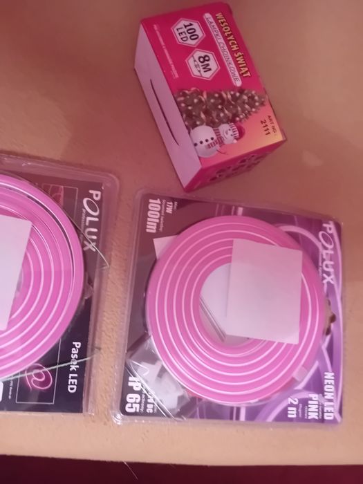 2 opakowania taśm led +lampki choinkowe,nowe
