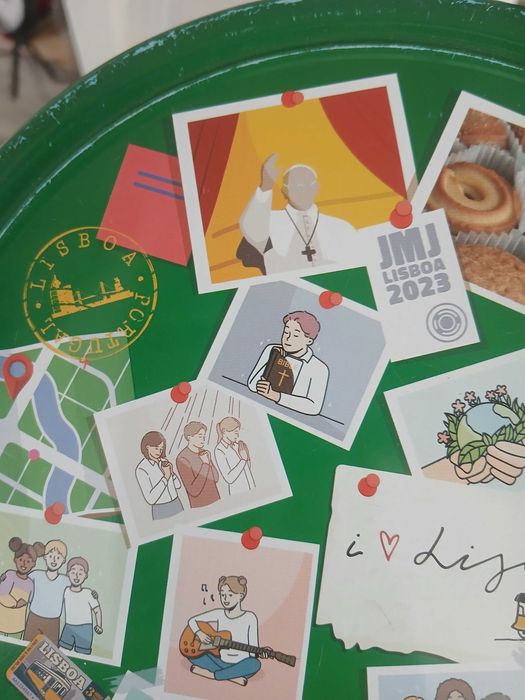 Colecionável Lata Bolachas JMJ DanCake Jornada Mundial da Juventude