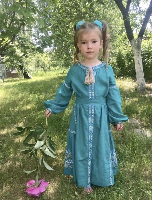 Вишита сукня вишиванка 110-116 для дівчинки