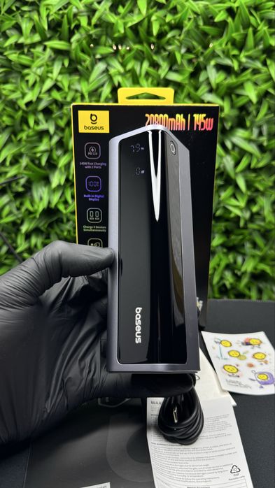 Потужний павербанк Baseus Ener Geek GP12 20800mAh 145W з гарантією