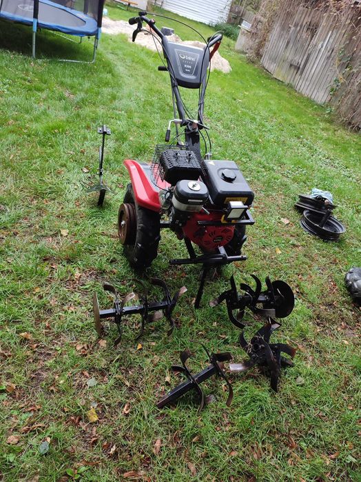 Traktorek Glebogryzarka GL06 + przyczepka + dodatki akcesoria