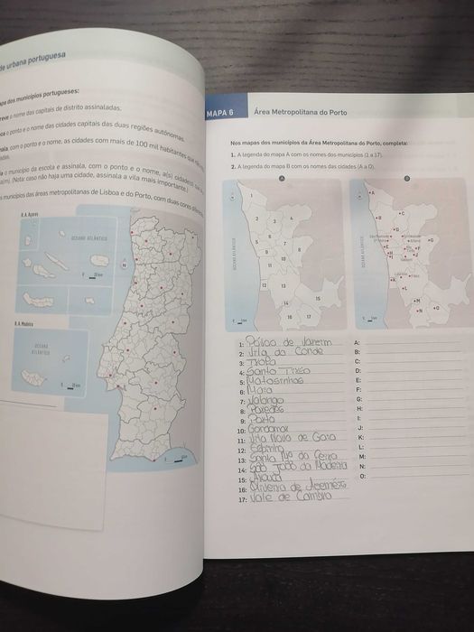 Caderno de atividade Geografia A 11