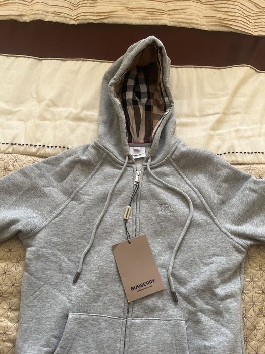 Szara bluza burberry