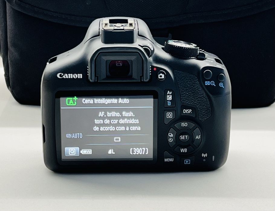 Máquina fotográfica Canon EOS 1300D (T6) Wi-Fi & NFC