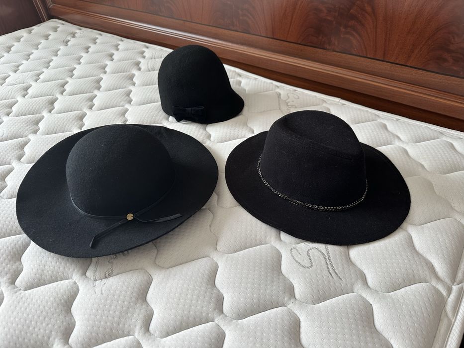 Шляпка,фетровий капелюх з широкими полями