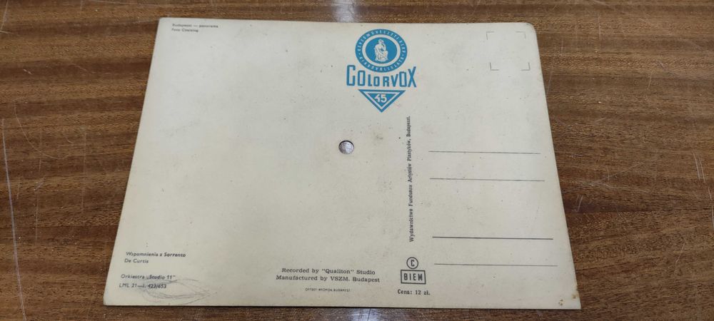 płyta winylowa budapeszt