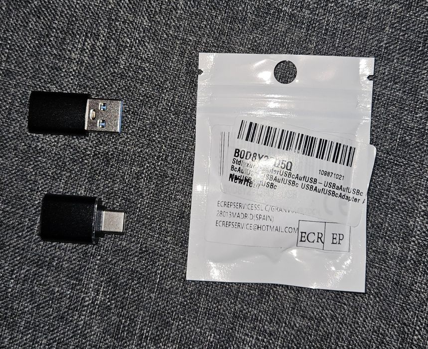 Adapter przejściówka USB-C na USB-A oraz USB-A na USB-C