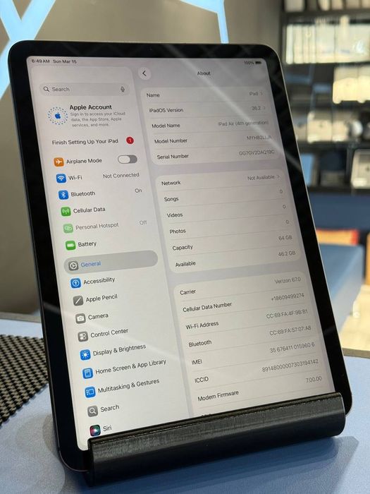 iPad Air 4 (2020) 64GB Wi-Fi+LTE Space Gray Планшет/Магазин/Гарантія