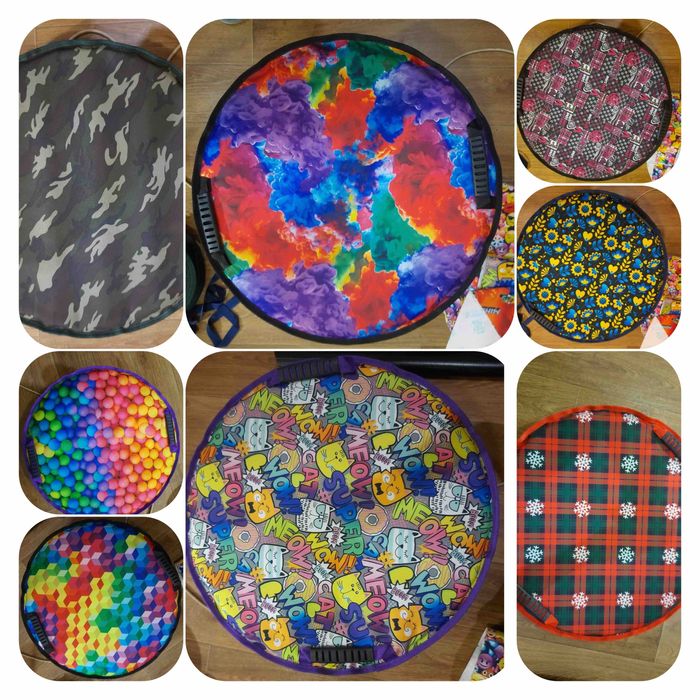 Льодянка м'яка з ручками, тюбінг (Виробництво, багато різних малюнків)