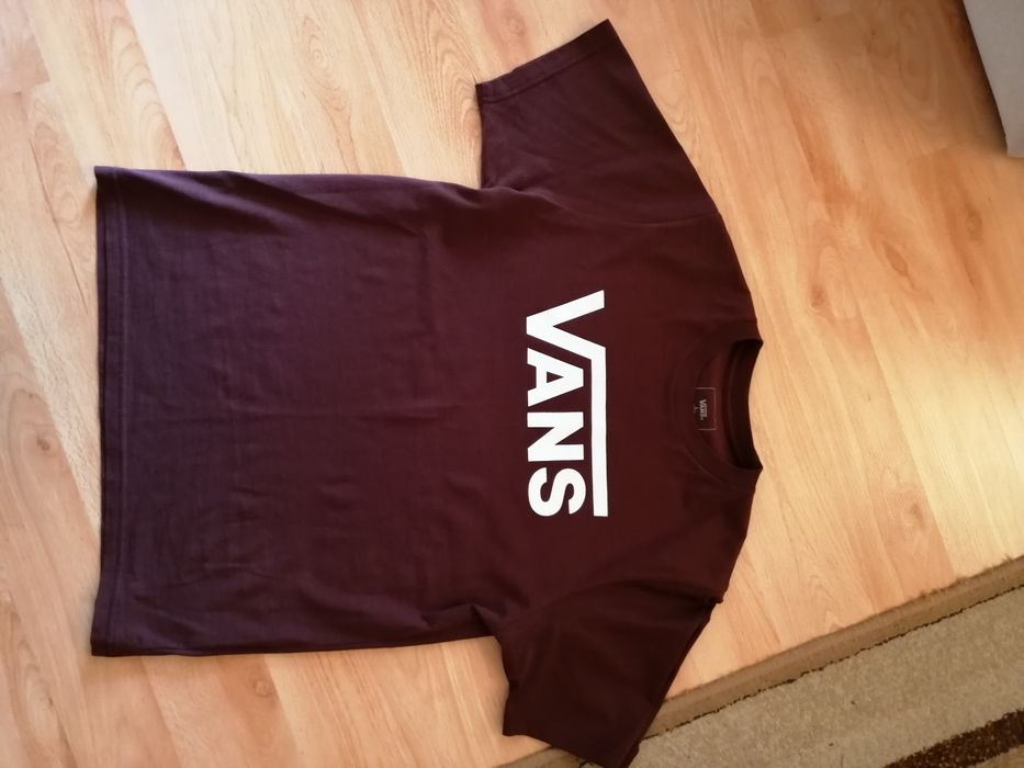 Bawełniana oryginalna koszulka t-shirt bluzka firmy VANS rozmiar S/M