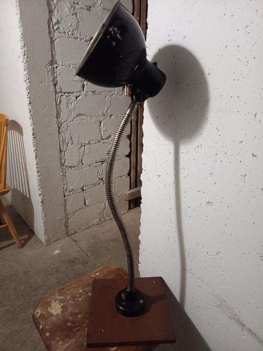 Lampa emaliowana loft