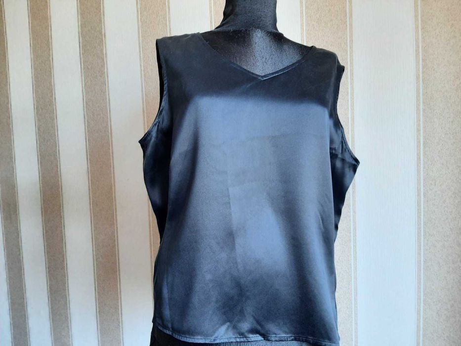 Шовковий   жіночий топ. 100% НАТУРАЛЬНИЙ ШОВК. Топ Viella.