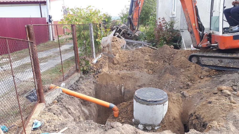Будівництво монтаж септик під ключ без викачки бетонні кільця ДРЕНАЖ