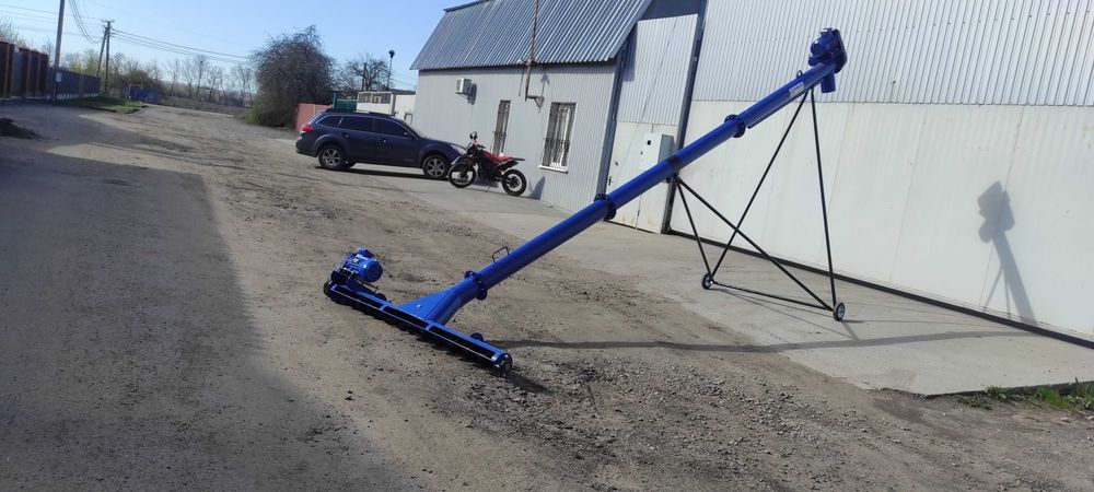 Шнековый погрузчик, навантажувач, конвейер, шнек, подборщик 130 мм