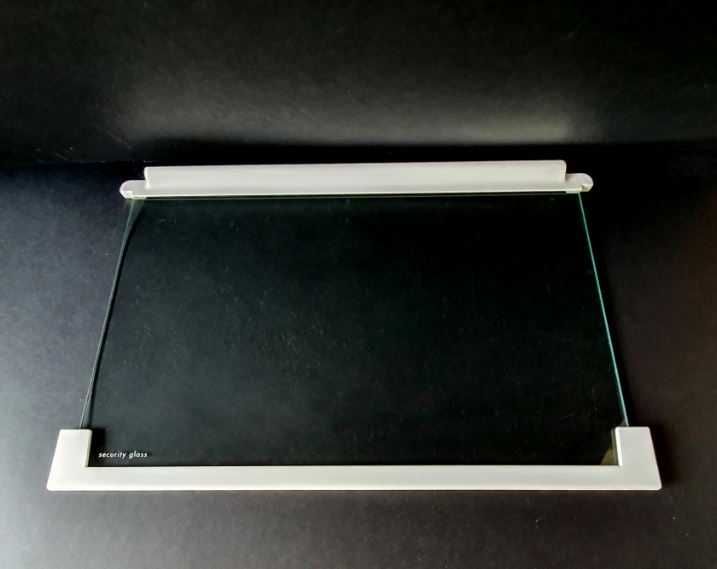 Półka szklana do lodówki z listwami. Szyba AEG Electrolux Santo