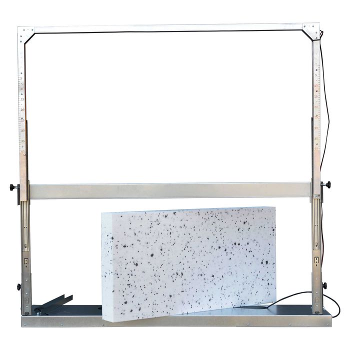 gilotyna do styropianu styroduru wysoka 56 cm metalowa 132 cm szeroka