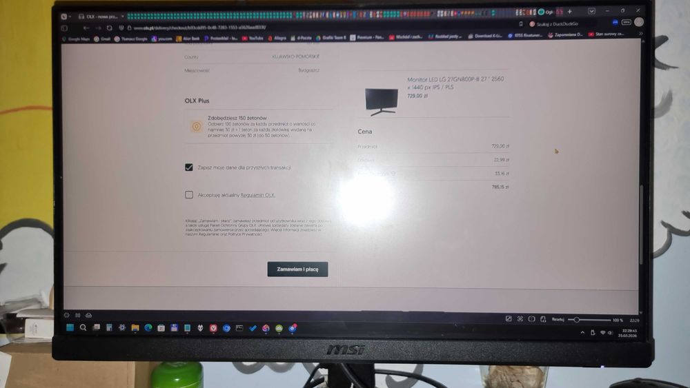 Monitor MSI Optix G241V E2 FHD 24cale do komputera