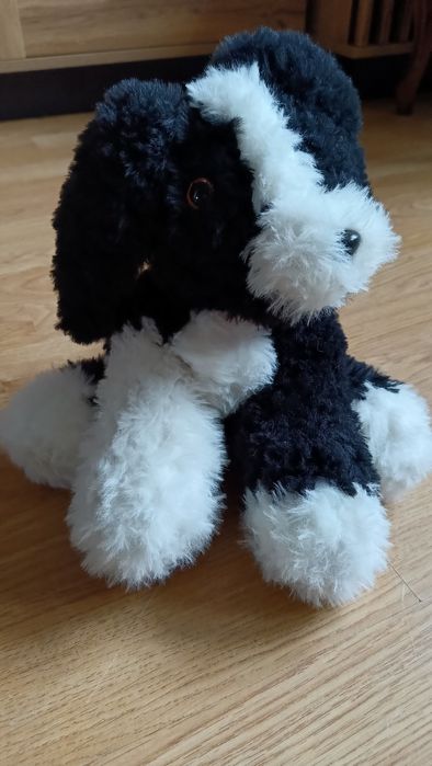 Maskotka ręcznie robiona border collie handmade