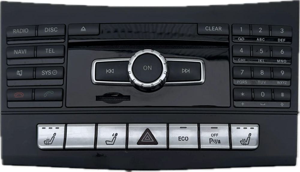 RADIO NAWIGACJA NAVI MERCEDES E W212 W207 ORYGINAL DEMONTAZ 2129006426 KARTA SD