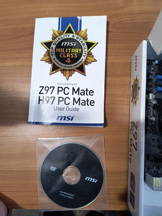 MSI Z97 PC MATE + i5-4590 + 16GB DDR3 MHz