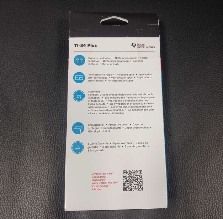 Calculadora Gráfica Texas Instruments TI-84 Plus (NOVA)