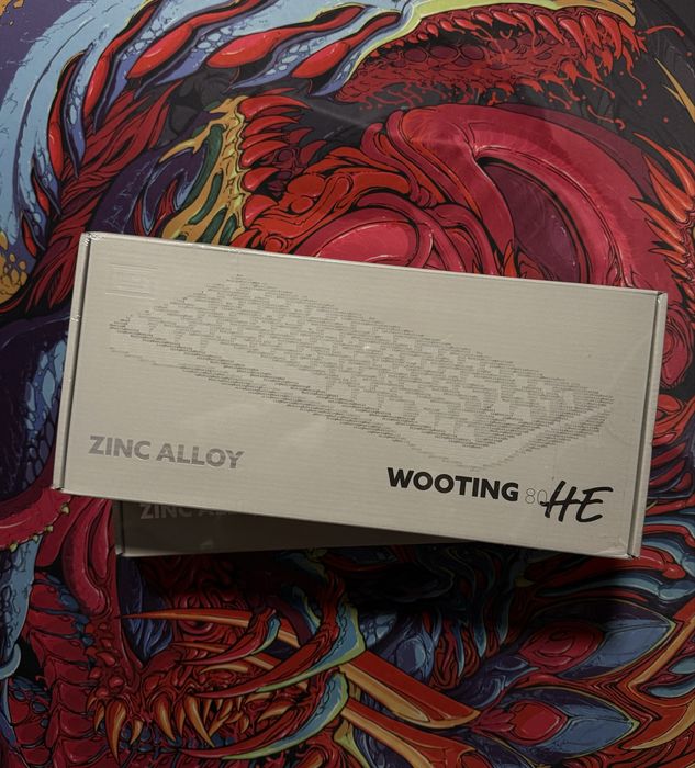 Клавіатура Wooting 80HE ZINC 80% 75% вутинг вутінг ігрова магнітна