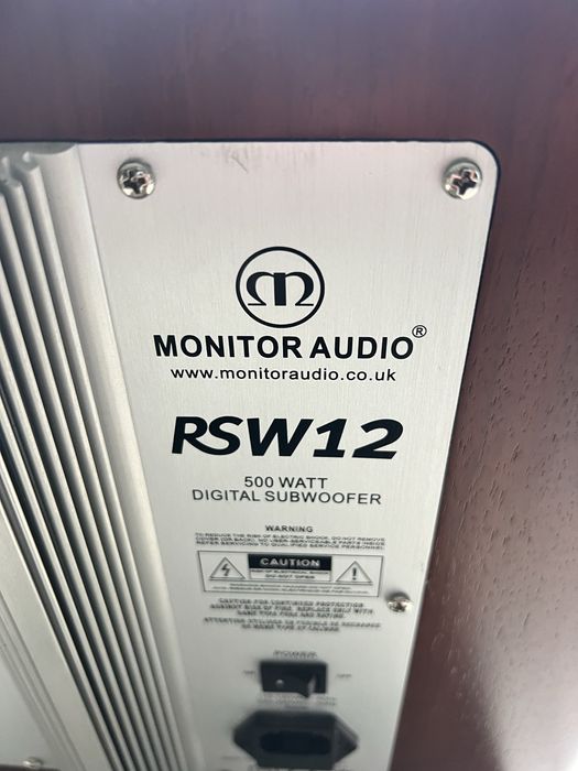 Subwoofer Monitor Audio Silver RSW-12 500W RMS Orzech (Walnut)
