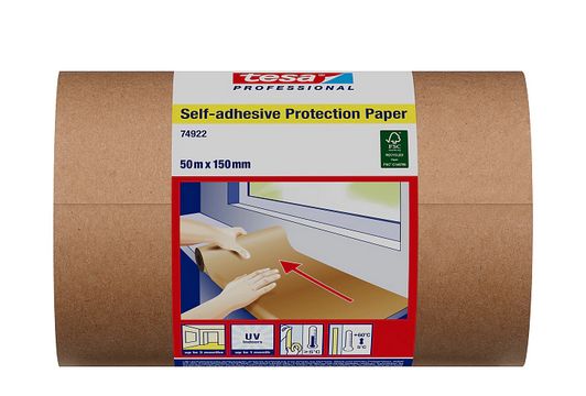 TESA Papier ochronny zabezpieczający samoprzylepny 150mm/50m 74922