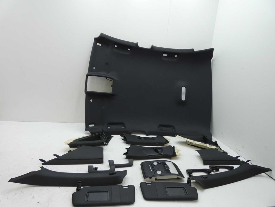 AUDI A4 B8 SEDAN S-LINE czarna podsufitka słupki elementy komplet 8K5867501 Gorlice