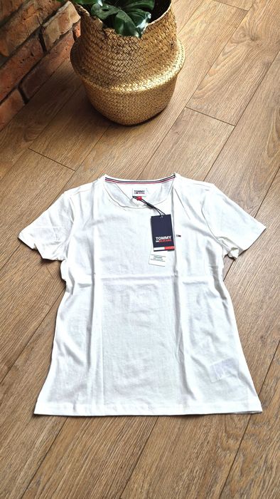 Tommy Hilfiger T-shirt roz. 34 biały NOWY