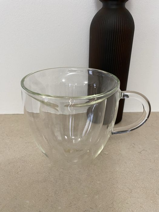 Vialli design kubek szklany filiżanka z podwójną ścianką