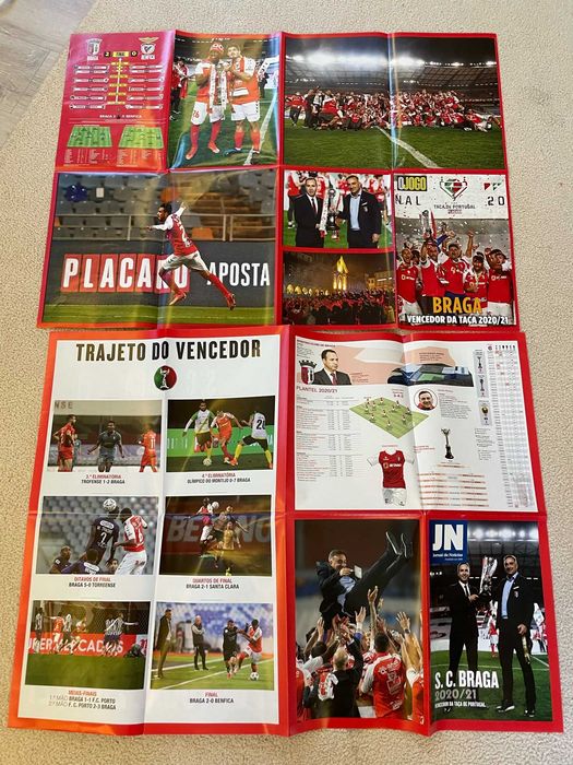 Posters SCB Braga vencedor Taça Portugal 2021 Benfica • OLX.pt