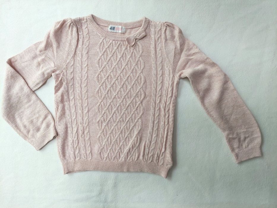 Sweterek dziewczęcy,H&M, rozm.110/116