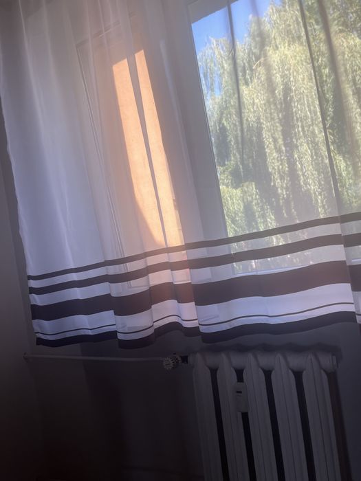 Firanka z woalu biała